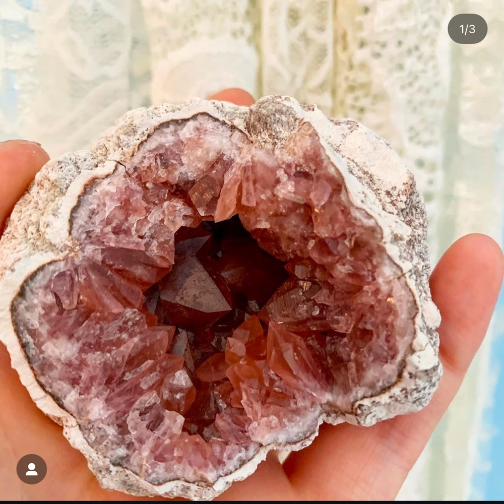 Natural Pink Amethyst Cluster